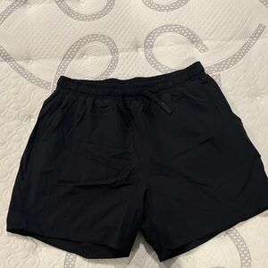 Men's 5.5” Black (Lined) Athletic Shorts